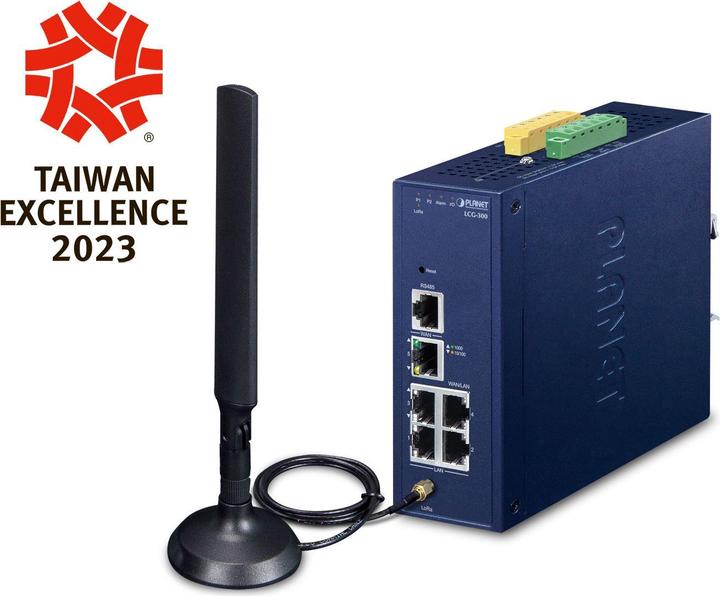 Produktbild Planet Industrial 5-Port GE LoRaWAN Gateway LCG-300-EU (5 Ports)