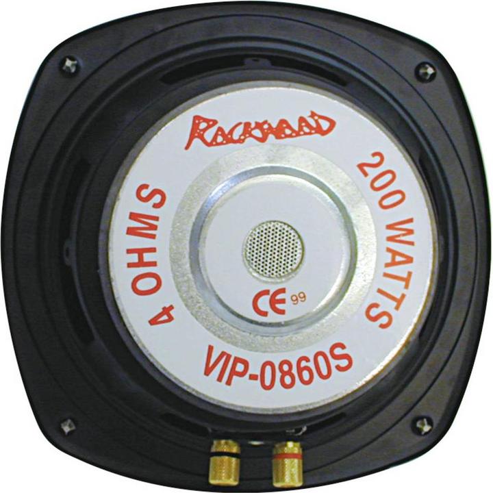 Actual product image Rockwood 200mm subwoofer w. aluminium cone 200Watt 4 Ohm (200 W, 20 cm)