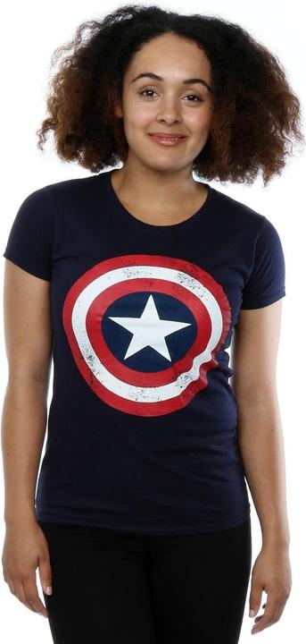 Image du produit Captain America T-Shirt bouclier pour femme/femme (S)