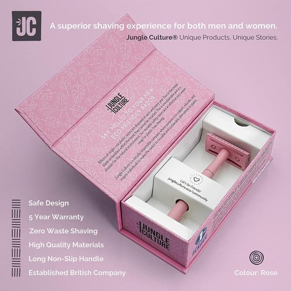 Produktbild Jungle Culture - Wiederverwendbarer Rasierhobel in Rosa