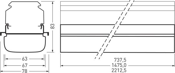 Immagine prodotto Trilux Vassoio per ingranaggi a LED (4200 lm)