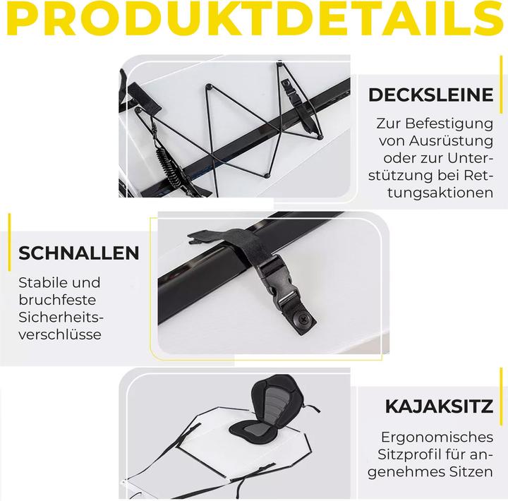 Immagine prodotto Terravent Kayak pieghevole ad alte prestazioni (1 Persona)