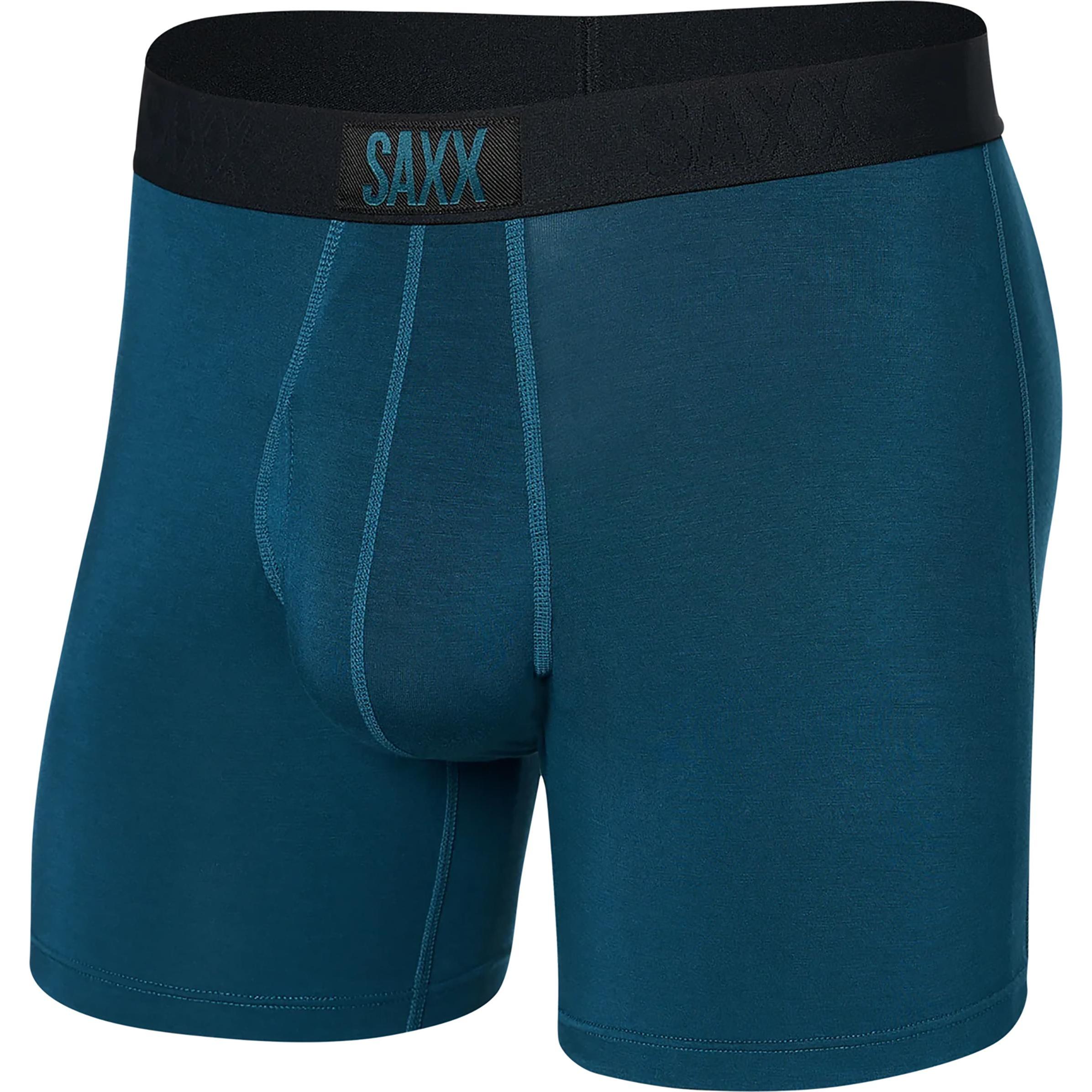 SAXX, Herren, Funktionsunterhose, Ultra Boxer Brief Fly (M), Blau, M