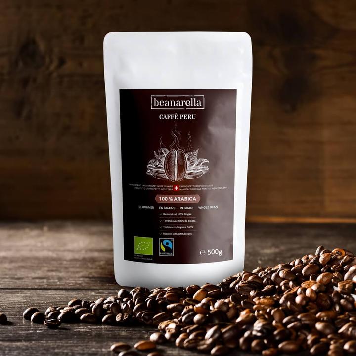 Produktbild Beanarella Caffè peru, Kaffeebohnen (500 g, Mittlere Röstung)