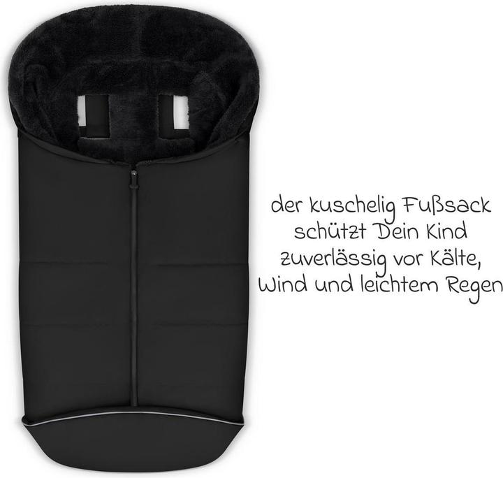 Actual product image ABC Design circle by Fusssäcke für Kinderwagen & Buggys Zubehör-Set Kinderwagen mit Wickeltasche