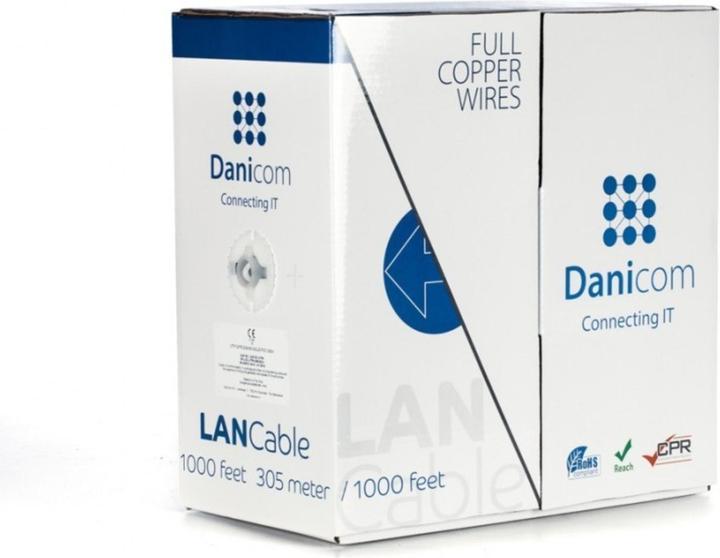 Danicom CAT6 UTP 305m Starrleiter - LSZH (B2ca) (UTP, CAT6, 305 m)