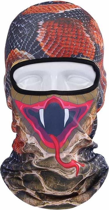 Ueli Express Ski Snowboard Maske mit 3D Druck Schlange