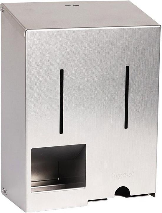 Actual product image Hygolet Tampon / sanitary napkin dispenser stainless steel (Intimate gel)