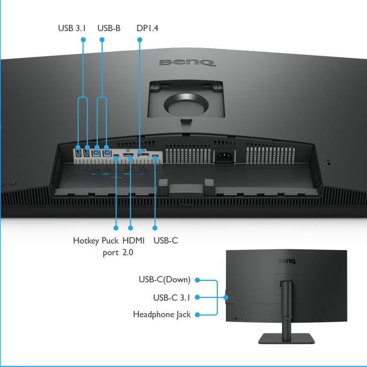 Produktbild BenQ PD3205U (3840 x 2160 Pixel, 32")