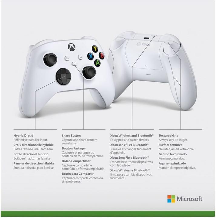 Productafbeelding Microsoft Xbox WLC M White fo EN/FR/DE/IT/PL/PT/RU (PC, Xbox One S, Xbox serie S, Android, Xbox serie X, iOS)