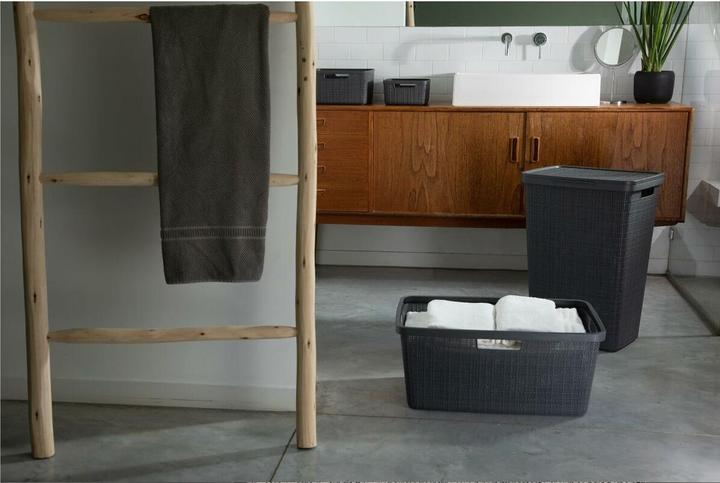 Productafbeelding Curver Wasmand JUTE 58L Donkergrijs (58 l)