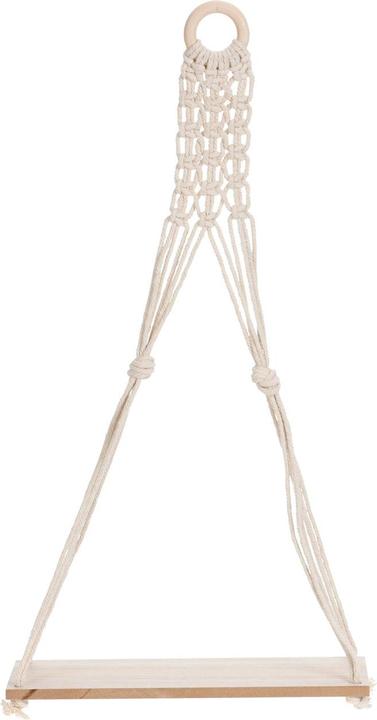 Produktbild Natura Punto Seil-Hängeregal Makramee (10 x 30 x 59 cm)