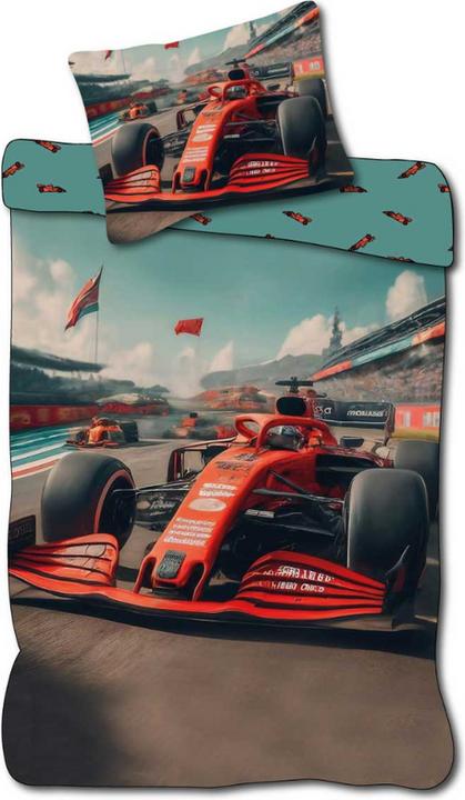 BrandMac Bed Linen - Adult Size 140 x 200 cm - Race Car (1029360) (100 x 140 cm, 140 x 200 cm)