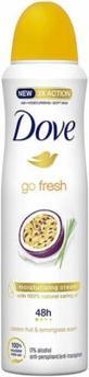 Actual product image Dove Go Fresh Lemon Yellow Passion Fruit Deodorant Spray 200ml (Spray, 200 ml)