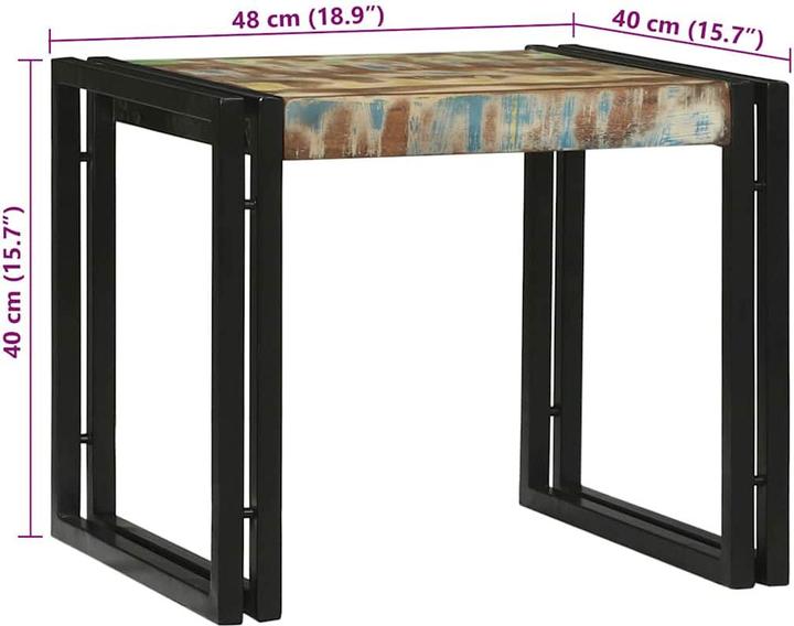 Actual product image VidaXL Couchtisch (48 x 40 x 40 cm)