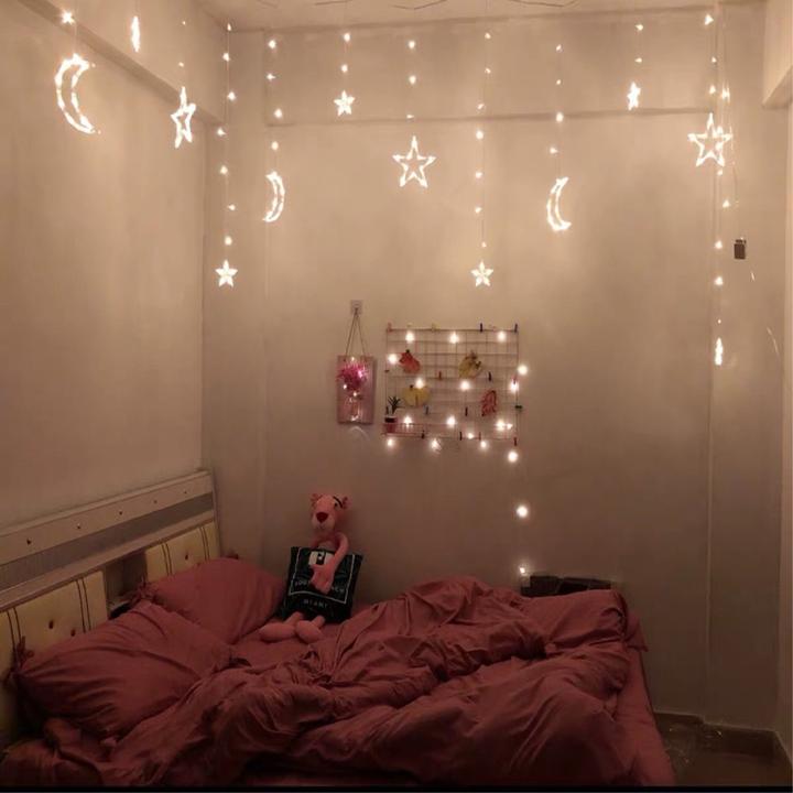 Produktbild Esmée LED Deko Lichterkette Sternen / Mond Warmweiss (3.5m) (3.50 m)