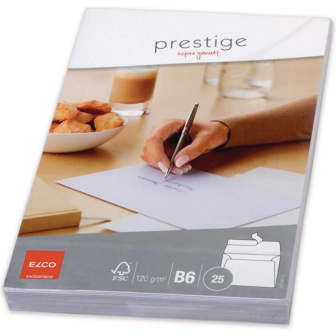 Thumbnail - Elco, Briefumschlag, Couvert Prestige (B6, 25 x)
