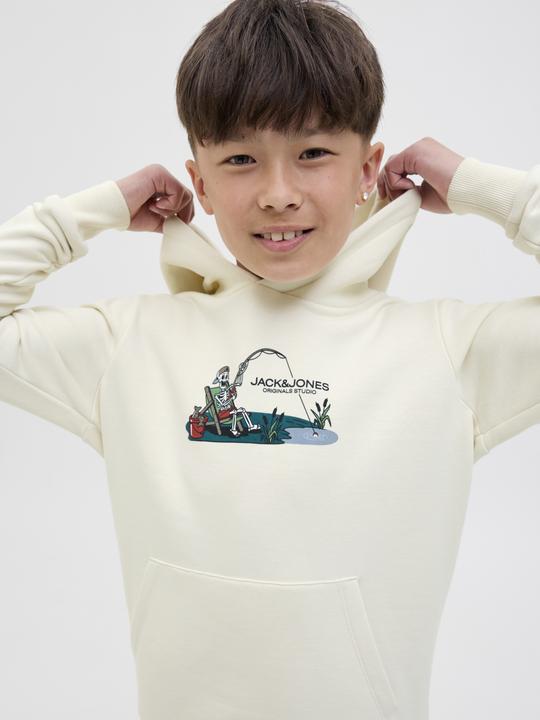 Produktbild Jack & Jones Jorskull Nature Sweat Hood Sn Jnr (128)