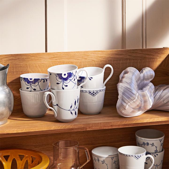 Actual product image Royal Copenhagen 38 cl - Porcelaen - Koboltblå/hvid (38 ml, 2x)