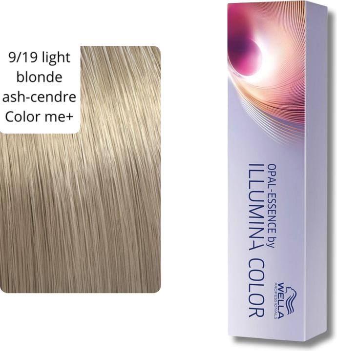 Image du produit Wella Coloration Illumina Color ME+ 9/19 blond clair cendré / 60 ml (9, 19 blond clair cendré)