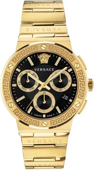 Produktbild Versace Classic Herrenuhr Gold Chronograph, 43 mm (Chronograph, 43 mm)