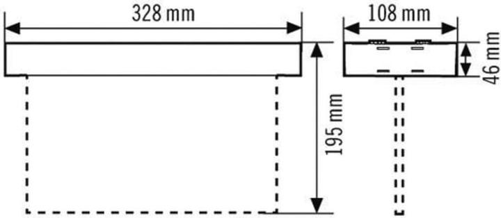 Actual product image Esylux LED emergency light