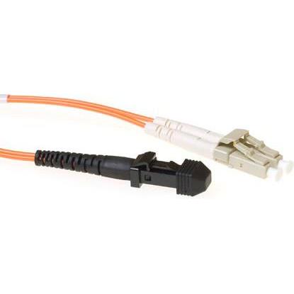 Thumbnail - ACT 5 meter LSZH Multimode 62.5/125 OM1 fiber patch cable duplex with MTRJ and LC connectors (5 m), Netzwerkkabel