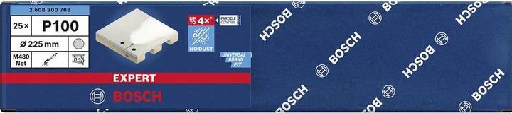 Produktbild Bosch Professional Zubehör EXPERT M480 Schleifnetz für Trockenbauschleifer, 225 mm, G 100, 25-tlg. (100)