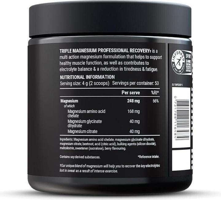 Actual product image Pillar Performance Triple magnesium (20 pcs., Powder, 200 g)