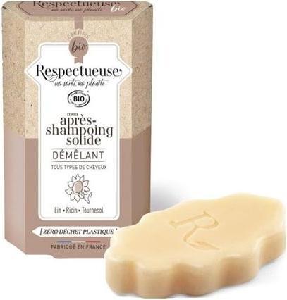 Actual product image Respectueuse Respectful Solid Detangling Conditioner 40g
