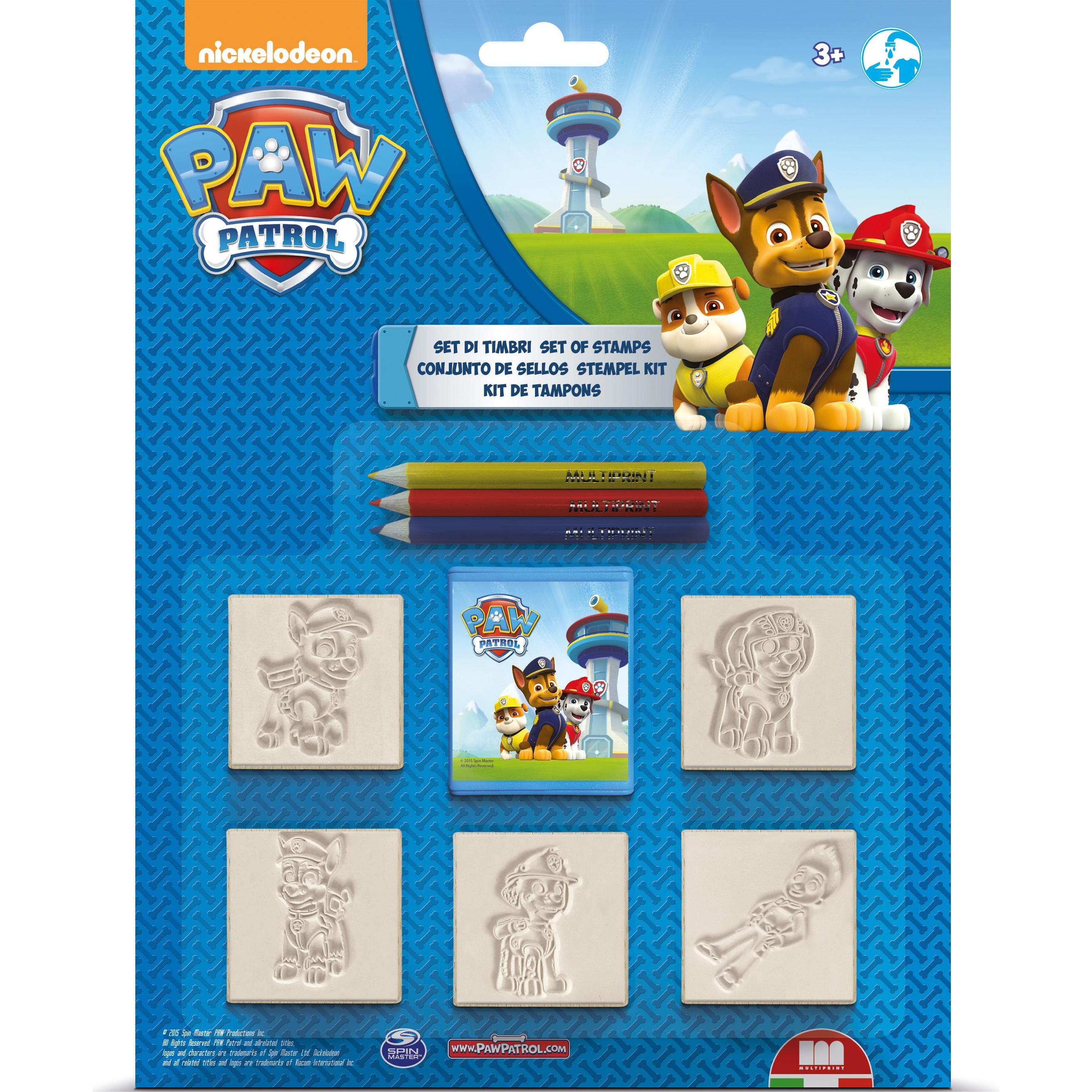 Paw Patrol, Stempel, 5er Stempelset