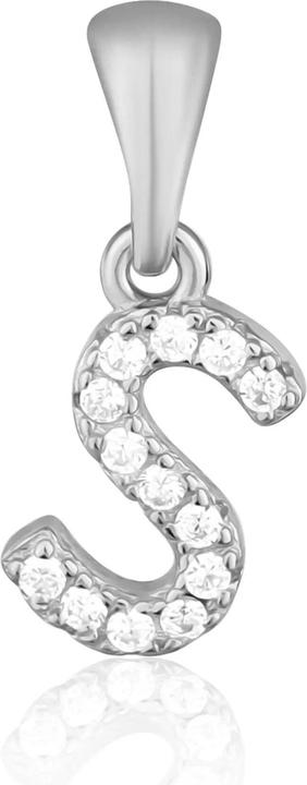Image du produit JVD Silver Pendant With Zircons Letter S