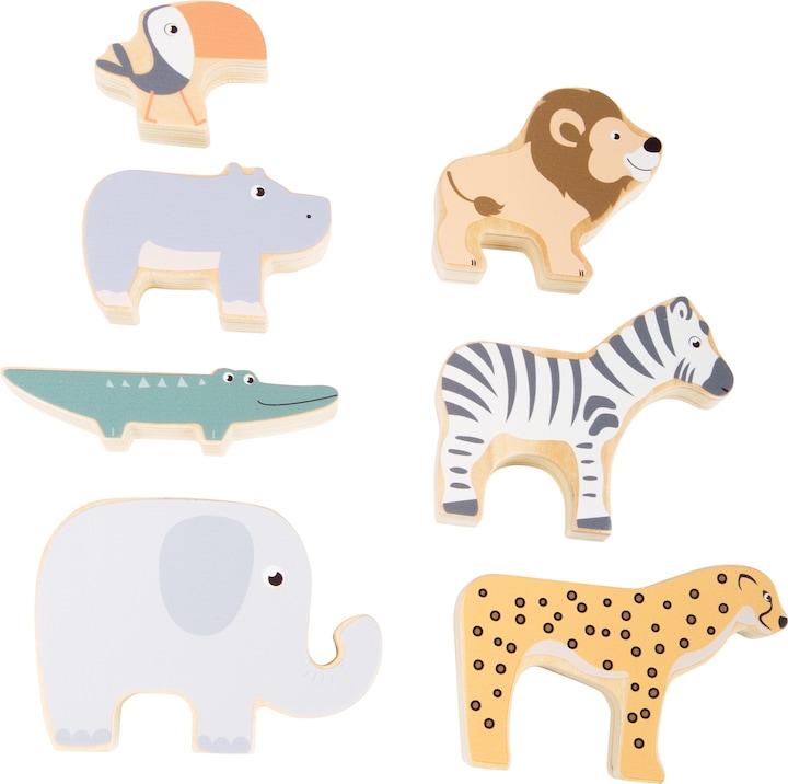 Actual product image small foot Stacking animals Safari