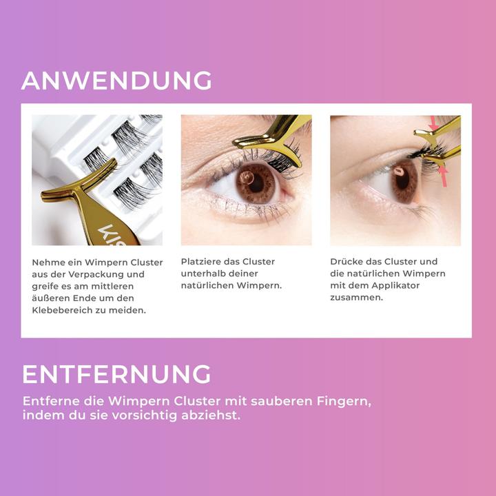 Actual product image KISS Just Press and Go (Artificial eyelashes)