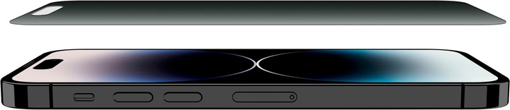 Actual product image Belkin ScreenForce TemperedGlass antiba.priv.iPhone14Pro OVA115zz (1 Piece, Apple iPhone 14 Pro)