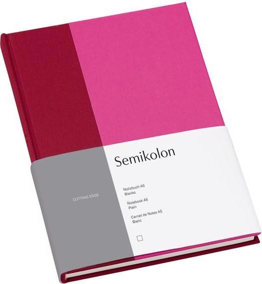 Produktbild Semikolon Notizbuch A5 blanko raspberry fuchsia (15.2 x 21.7 cm)
