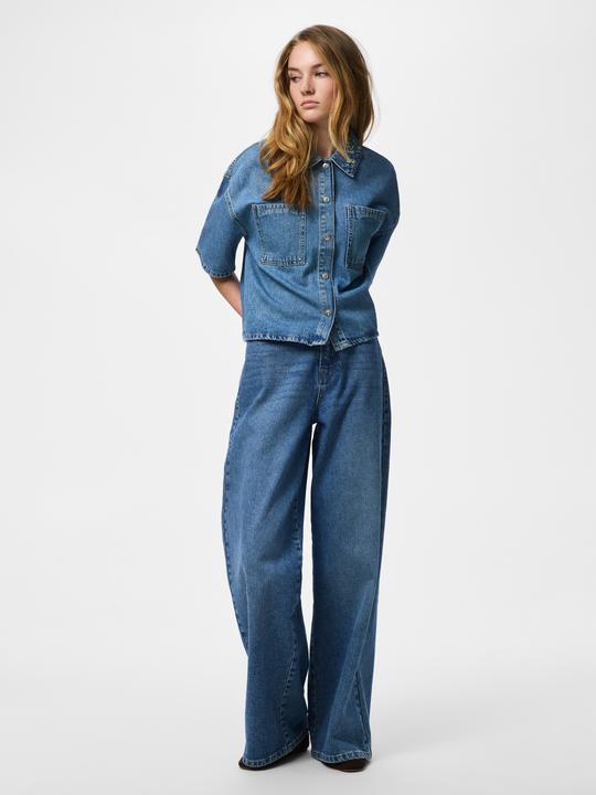 Immagine prodotto Pieces PCSKY BESTICKTE 3/4-ARM Jeanshemd (L)