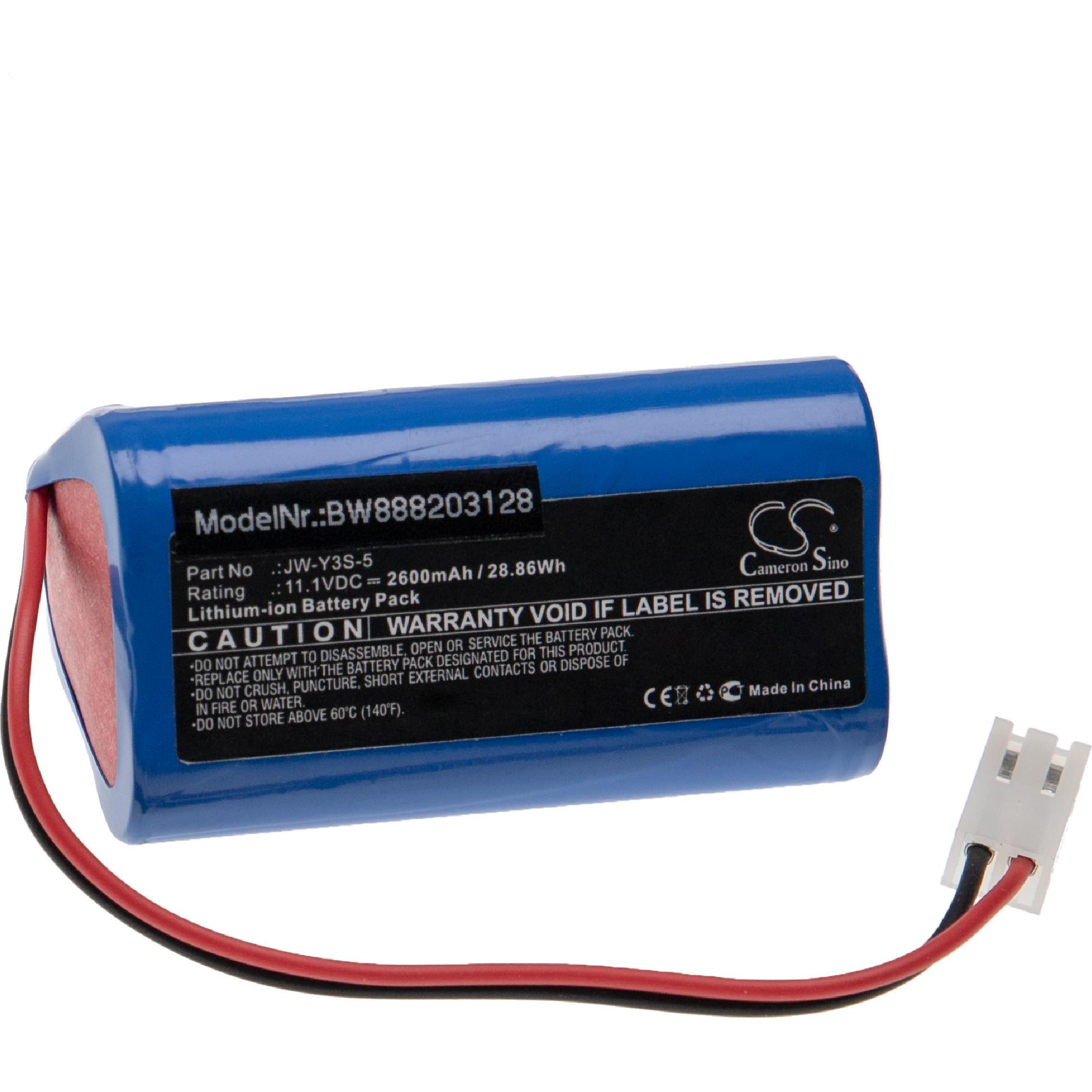 XCell Medizintechnik-Akku als Ersatz für AOLI JW-Y3S-5 - 2600mAh, 11,1V, Li-Ion (1 Stk., 2600 mAh), Batterien + Akkus
