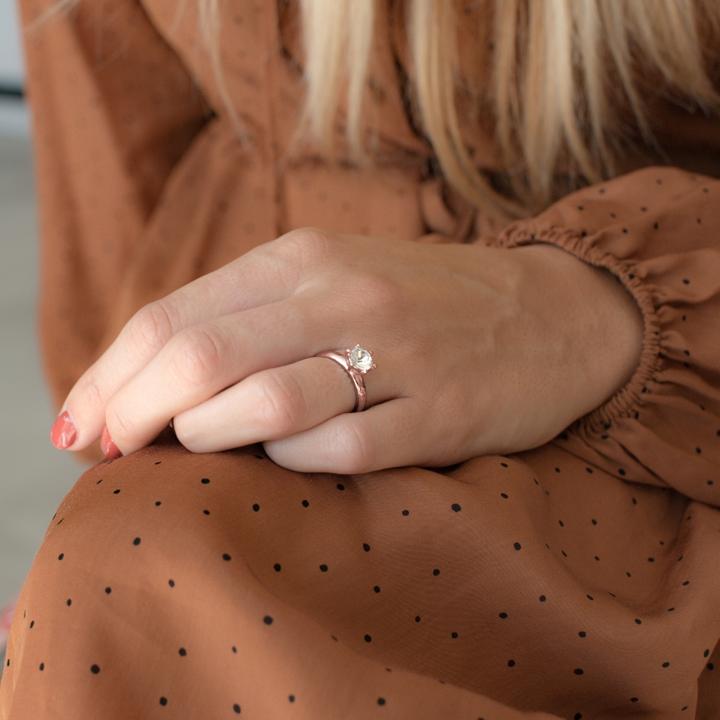 Immagine prodotto Trilani Donna Argento Cubico Zirconia Oro Rosa - 4130 (52, 925 Argento)