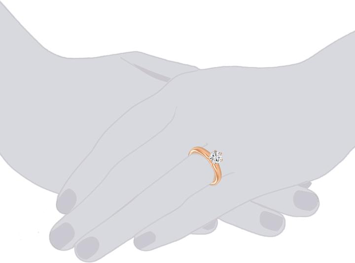 Immagine prodotto Trilani Donna Argento Cubico Zirconia Oro Rosa - 4130 (52, 925 Argento)