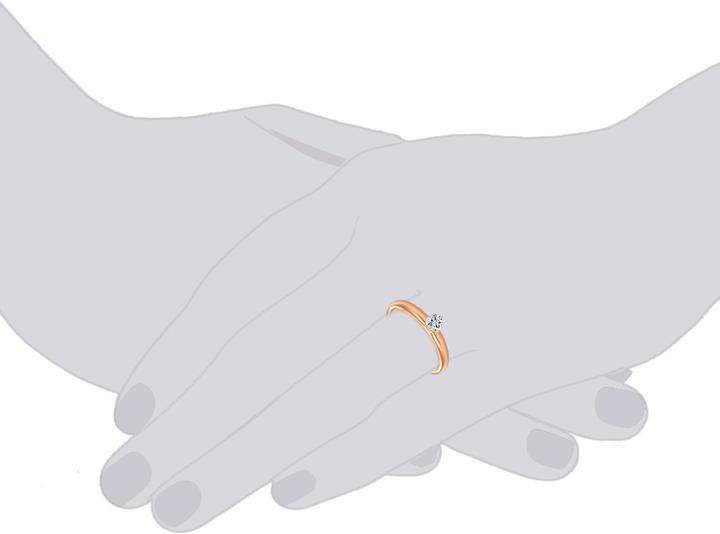 Immagine prodotto Trilani Donna Argento Cubico Zirconia Oro Rosa - 4138 (50, 925 Argento)