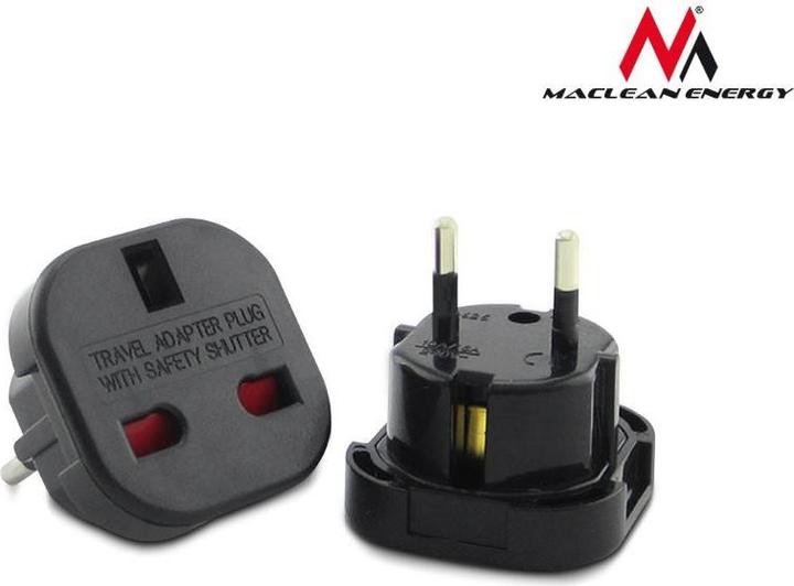Actual product image Maclean Adapter UK to EU