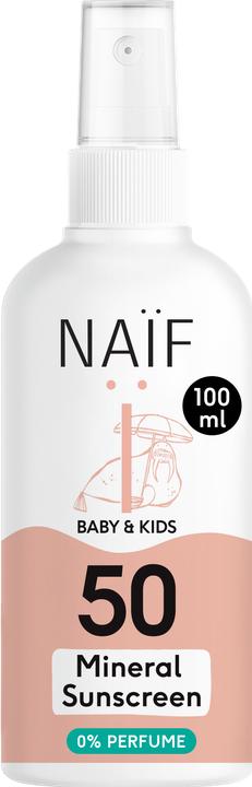Naïf Mineral Sun Spray (Sun spray, SPF 50, 100 ml)