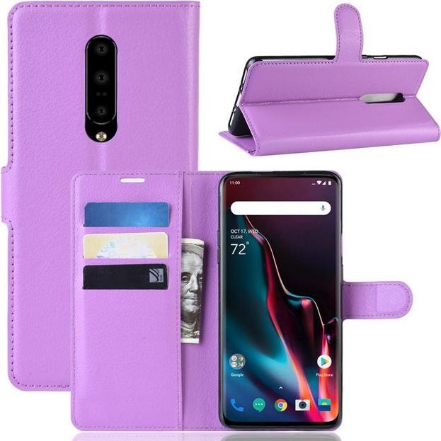 Produktbild MU Classic Litchi Leder Bookcover Series (OnePlus 7 Pro)