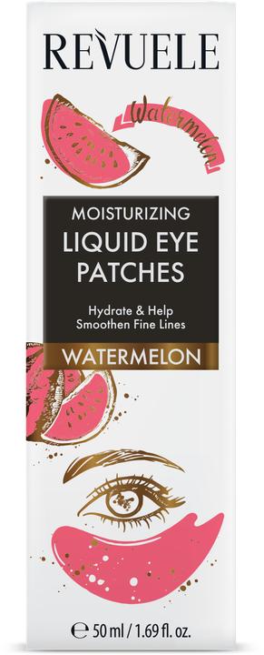 Produktbild Revuele MOISTURIZING LIQUID EYE PATCHES Watermelon, 50 ml (Augenpatches, 50 ml, Tag)