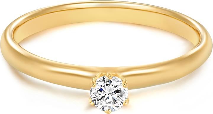 Immagine prodotto Trilani Donna Argento Cubico Zirconia Oro Giallo - 4168 (60, 925 Argento)