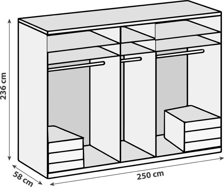 Immagine prodotto Mid.You Level36 (250 x 58 x 236 cm)