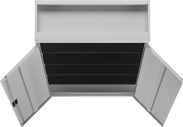 Produktbild Mauser Stahlschrank mit Flügeltüren (120 x 42 x 195 cm)