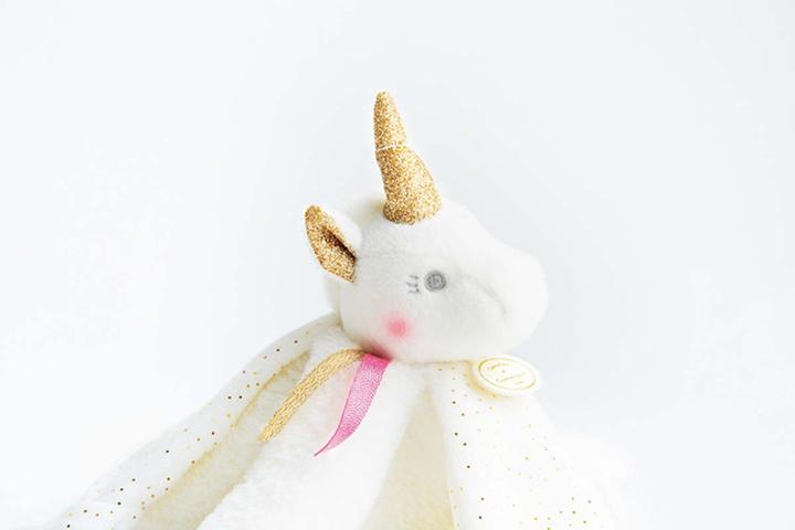 Actual product image Doudou et Compagnie Cuddle cloth unicorn