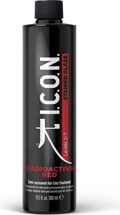 Produktbild I.C.O.N. STAINED GLASS RADIOACTIVE RED semi-permanent levels 2-7 300m (2-7)
